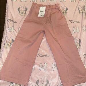 Pink Wide-Leg Pants